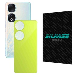 Folie skin SILKASE pentru Honor 90, verde neon, protectie spate telefon