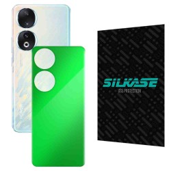Folie skin SILKASE pentru Honor 90, galben, protectie spate telefon Folie skin SILKASE pentru Honor 90, galben, protectie spate telefon