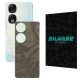 Folie skin SILKASE pentru Honor 90, camo verde, protectie spate telefon (90, S1275) by www.silkase.ro