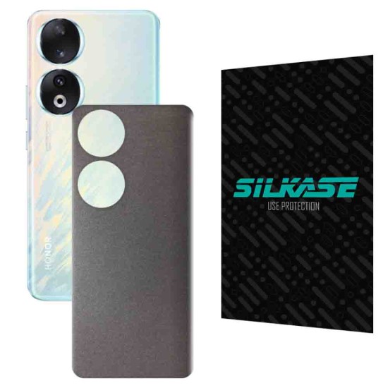 Folie skin SILKASE pentru Honor 90, gri brushed, protectie spate telefon (SILKASE, 90) by www.silkase.ro Folie skin SILKASE pentru Honor 90, gri brushed, protectie spate telefon (90, S1277) by www.silkase.ro