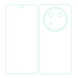 Set 2 folii mate SILKASE pentru Honor Magic 7 Lite, protectie telefon, silicon