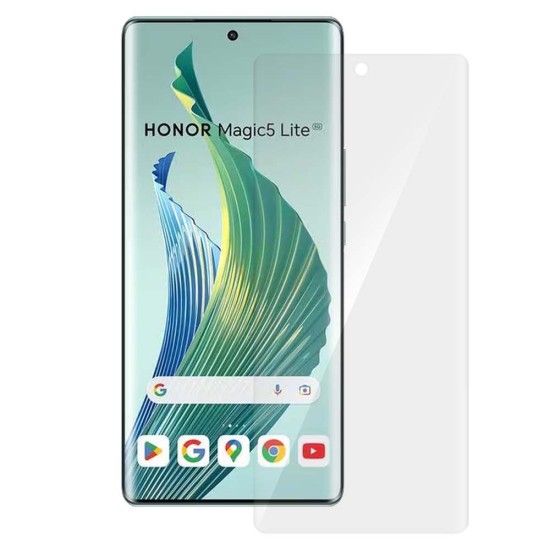 Folie SILKASE pentru Honor Magic5 Lite, protectie ecran, silicon regenerabil (SILKASE, Magic5 Lite) by www.silkase.ro Folie SILKASE pentru Honor Magic5 Lite, protectie ecran, silicon regenerabil (Magic5 Lite, F6127) by www.silkase.ro