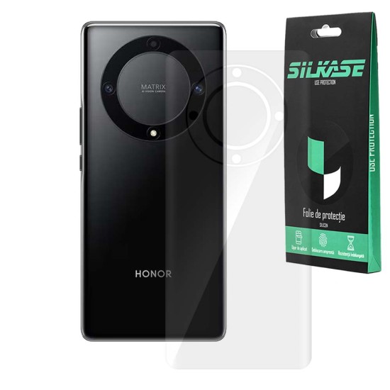 Folie spate SILKASE pentru Honor Magic5 Lite, protectie spate, silicon regenerabil (SILKASE, Magic5 Lite) by www.silkase.ro Folie spate SILKASE pentru Honor Magic5 Lite, protectie spate, silicon regenerabil (Magic5 Lite, F6128) by www.silkase.ro