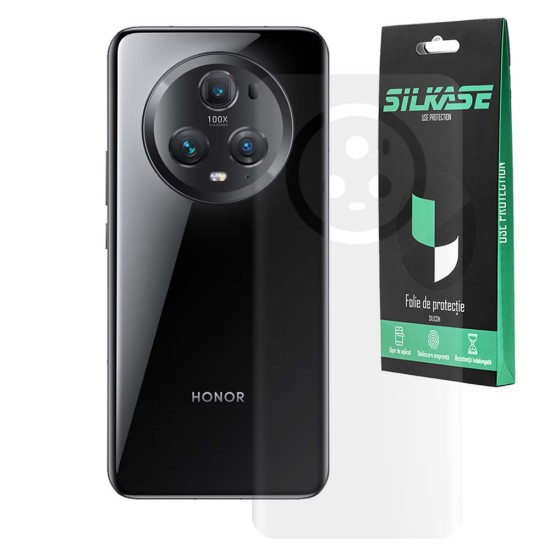 Folie spate mata SILKASE pentru Honor Magic5 Pro, protectie spate, silicon (SILKASE, Magic5 Pro) by www.silkase.ro Folie spate mata SILKASE pentru Honor Magic5 Pro, protectie spate, silicon (Magic5 Pro, F6139) by www.silkase.ro