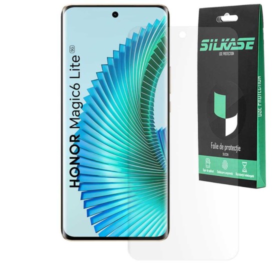 Folie mata SILKASE pentru Honor Magic6 Lite, protectie ecran, silicon (SILKASE, Magic6 Lite) by www.silkase.ro Folie mata SILKASE pentru Honor Magic6 Lite, protectie ecran, silicon (Magic6 Lite, F6568) by www.silkase.ro