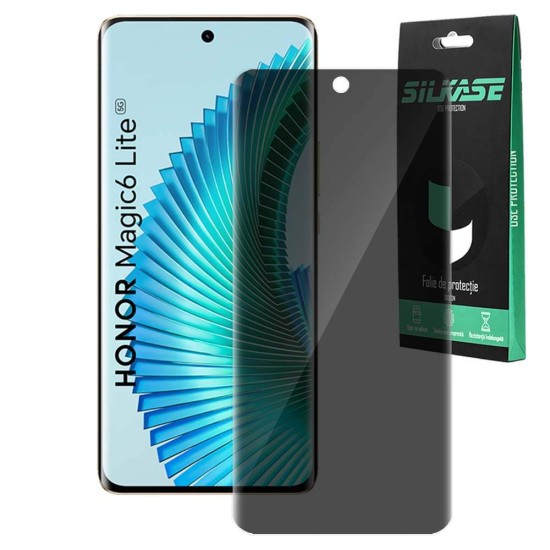 Folie privacy SILKASE pentru Honor Magic6 Lite, protectie ecran, silicon (SILKASE, Magic6 Lite) by www.silkase.ro Folie privacy SILKASE pentru Honor Magic6 Lite, protectie ecran, silicon (Magic6 Lite, F6571) by www.silkase.ro