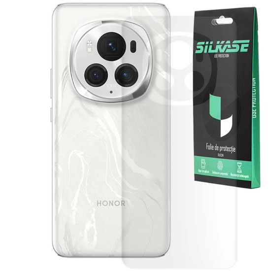 Folie spate mata SILKASE pentru Honor Magic6 Pro, protectie spate, silicon (SILKASE, Magic6 Pro) by www.silkase.ro Folie spate mata SILKASE pentru Honor Magic6 Pro, protectie spate, silicon (Magic6 Pro, F6561) by www.silkase.ro