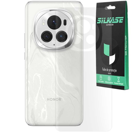Folie spate mata SILKASE pentru Honor Magic6, protectie spate, silicon (Magic6, F6553) by www.silkase.ro