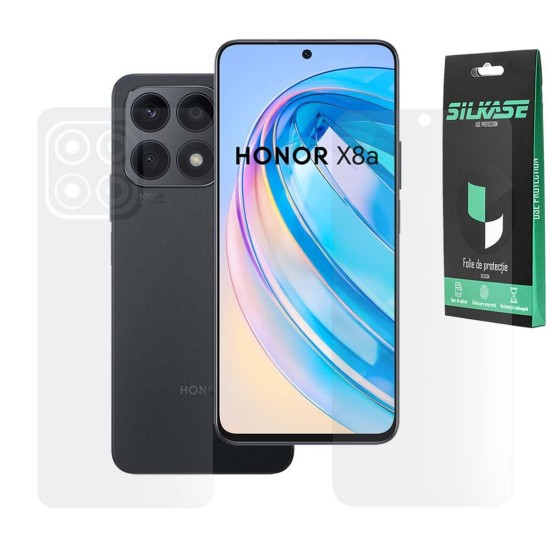 Set 2 folii mate SILKASE pentru Honor X8a, protectie telefon, silicon (X8a, F6871) by www.silkase.ro
