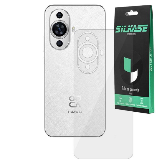 Folie spate SILKASE pentru Huawei Nova 11, protectie spate, silicon regenerabil (Nova 11, F5833) by www.silkase.ro