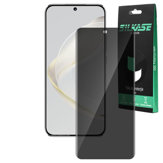 Folie privacy SILKASE pentru Huawei Nova 11, protectie ecran, silicon (Nova 11, F5838) by www.silkase.ro