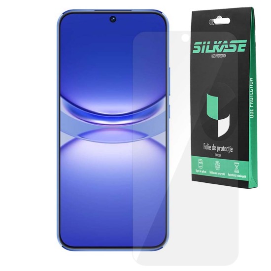 Folie SILKASE pentru Huawei Nova 12 Lite, protectie ecran, silicon regenerabil (SILKASE, Folie Silicon Fata Lucioasa) by www.silkase.ro Folie SILKASE pentru Huawei Nova 12 Lite, protectie ecran, silicon regenerabil (Nova 12 Lite, F6541) by www.silkase.ro