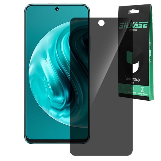 Folie privacy SILKASE pentru Huawei Nova 12i, protectie ecran, silicon (Nova 12i, F7035) by www.silkase.ro