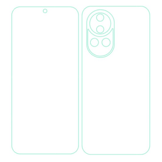 Set 2 folii SILKASE pentru Huawei Nova 13, protectie telefon, silicon regenerabil (Nova 13, F7628) by www.silkase.ro