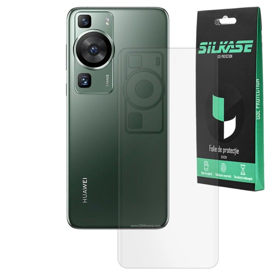 Folie spate mata SILKASE pentru Huawei P60 Pro, protectie spate, silicon (P60 Pro, F5828) by www.silkase.ro
