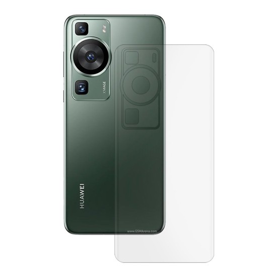 Folie spate mata SILKASE pentru Huawei P60, protectie spate, silicon (P60, F5820) by www.silkase.ro