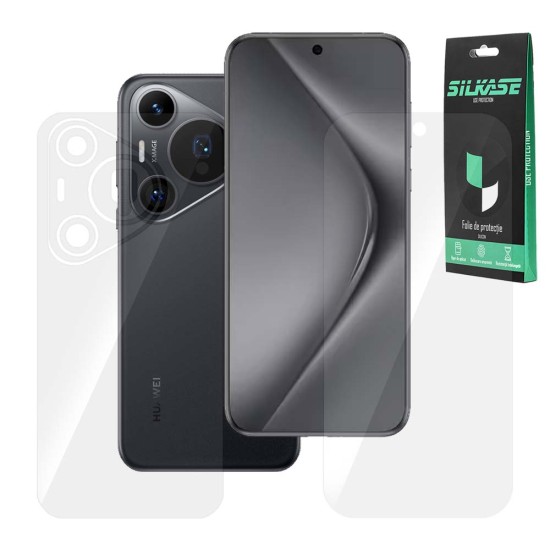 Set 2 folii SILKASE pentru Huawei Pura 70, protectie telefon, silicon regenerabil (SILKASE, Set Folii Lucioase) by www.silkase.ro Set 2 folii SILKASE pentru Huawei Pura 70, protectie telefon, silicon regenerabil (Pura 70, F6971) by www.silkase.ro