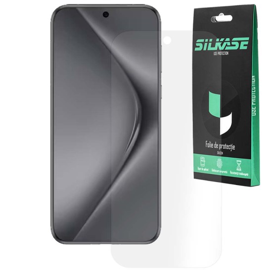 Folie mata SILKASE pentru Huawei Pura 70, protectie ecran, silicon (SILKASE, Folie Silicon Fata Mata) by www.silkase.ro Folie mata SILKASE pentru Huawei Pura 70, protectie ecran, silicon (Pura 70, F6972) by www.silkase.ro