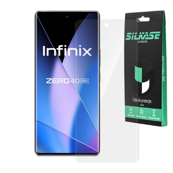 Folie SILKASE pentru Infinix Zero 40, protectie ecran, silicon regenerabil (, F7390) by www.silkase.ro