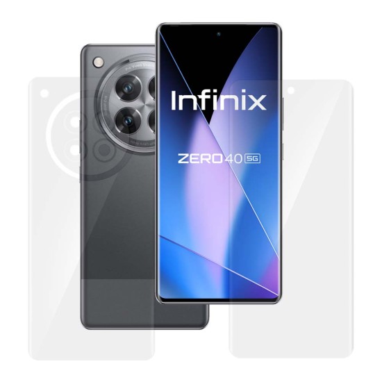 Set 2 folii SILKASE pentru Infinix Zero 40, protectie telefon, silicon regenerabil (SILKASE, ) by www.silkase.ro Set 2 folii SILKASE pentru Infinix Zero 40, protectie telefon, silicon regenerabil (, F7392) by www.silkase.ro