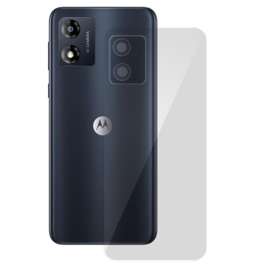 Folie spate SILKASE pentru Motorola E13 protectie spate silicon regenerabil (Moto E13, F5951) by www.silkase.ro