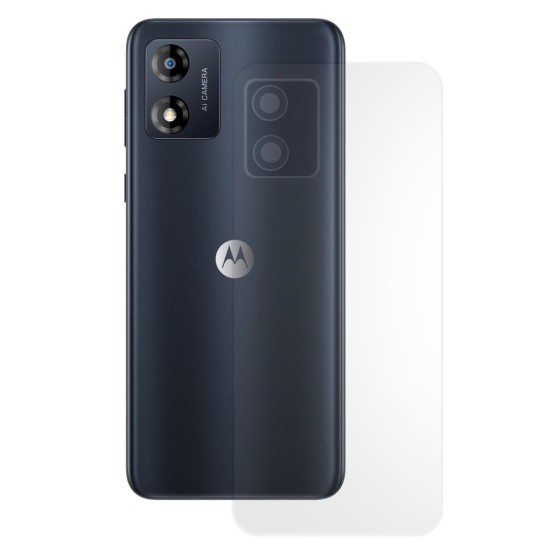 Folie spate mata SILKASE pentru Motorola E13 protectie spate silicon (Moto E13, F5954) by www.silkase.ro