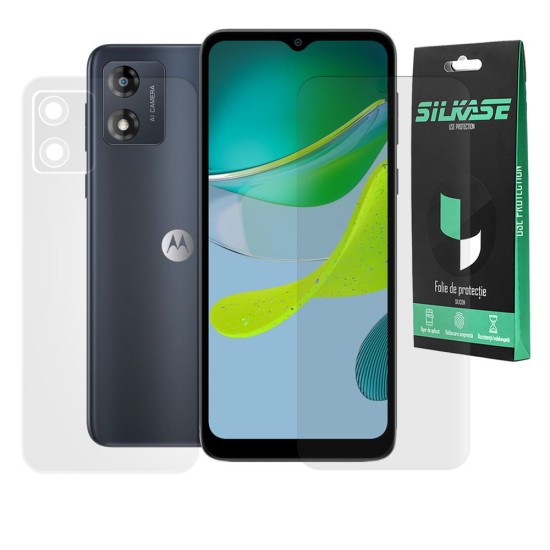Set 2 folii mate SILKASE pentru Motorola E13 protectie telefon silicon (SILKASE, Motorola) by www.silkase.ro Set 2 folii mate SILKASE pentru Motorola E13 protectie telefon silicon (Moto E13, F5955) by www.silkase.ro