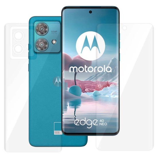 Set 2 folii SILKASE pentru Motorola Edge 40 Neo, protectie telefon, silicon regenerabil (SILKASE, Set Folii Lucioase) by www.silkase.ro Set 2 folii SILKASE pentru Motorola Edge 40 Neo, protectie telefon, silicon regenerabil (Edge 40 Neo, F6720) by www.silkase.ro
