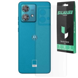 Folie spate mata SILKASE pentru Motorola Edge 40 Neo, protectie spate, silicon Folie spate mata SILKASE pentru Motorola Edge 40 Neo, protectie spate, silicon