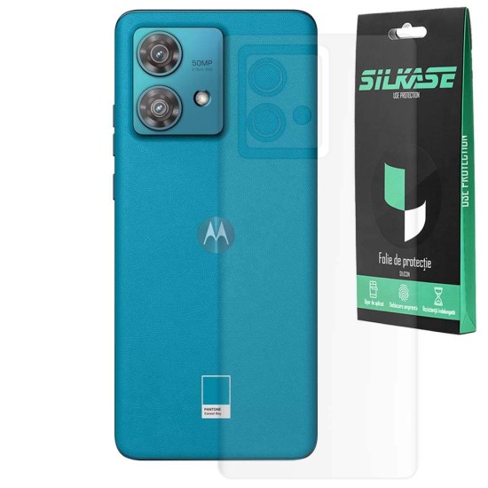 Folie spate mata SILKASE pentru Motorola Edge 40 Neo, protectie spate, silicon (SILKASE, Folie Silicon Spate Mata) by www.silkase.ro Folie spate mata SILKASE pentru Motorola Edge 40 Neo, protectie spate, silicon (Edge 40 Neo, F6722) by www.silkase.ro