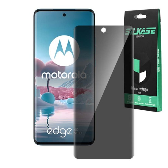 Folie privacy SILKASE pentru Motorola Edge 40 Neo, protectie ecran, silicon (SILKASE, Folie Silicon Privacy) by www.silkase.ro Folie privacy SILKASE pentru Motorola Edge 40 Neo, protectie ecran, silicon (Edge 40 Neo, F6724) by www.silkase.ro