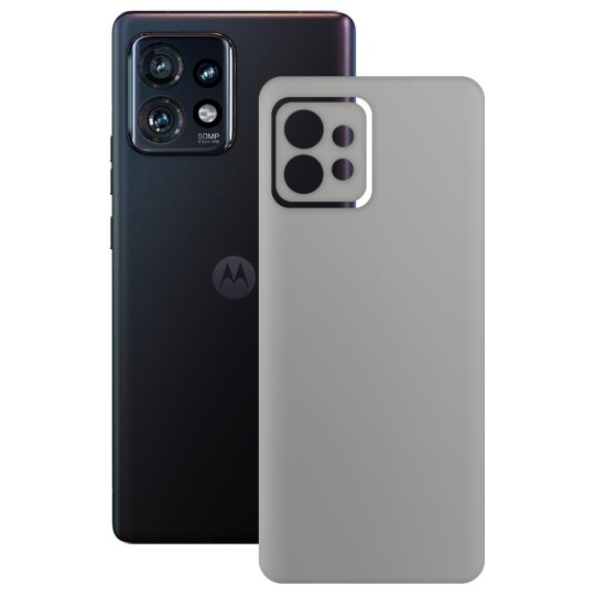Folie skin SILKASE pentru Motorola Edge 40 Pro, gri ice, protectie spate telefon (Edge 40 Pro, S1160) by www.silkase.ro