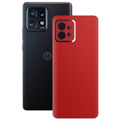 Folie skin SILKASE pentru Motorola Edge 40 Pro, rosu, protectie spate telefon