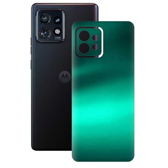 Folie skin SILKASE pentru Motorola Edge 40 Pro, verde emerald, protectie spate telefon (SILKASE, Motorola) by www.silkase.ro Folie skin SILKASE pentru Motorola Edge 40 Pro, verde emerald, protectie spate telefon (Edge 40 Pro, S1170) by www.silkase.ro