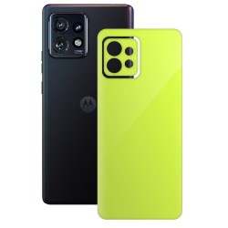 Folie skin SILKASE pentru Motorola Edge 40 Pro, verde neon, protectie spate telefon