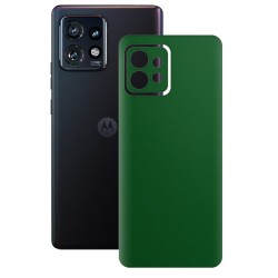 Folie skin SILKASE pentru Motorola Edge 40 Pro, verde inchis mat, protectie spate telefon