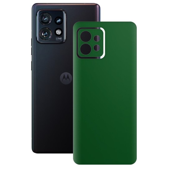 Folie skin SILKASE pentru Motorola Edge 40 Pro, verde inchis mat, protectie spate telefon (SILKASE, Motorola) by www.silkase.ro Folie skin SILKASE pentru Motorola Edge 40 Pro, verde inchis mat, protectie spate telefon (Edge 40 Pro, S1172) by www.silkase.ro