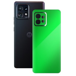 Folie skin SILKASE pentru Motorola Edge 40 Pro, galben, protectie spate telefon