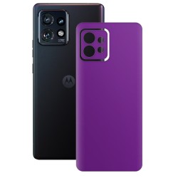 Folie skin SILKASE pentru Motorola Edge 40 Pro, violet mat, protectie spate telefon