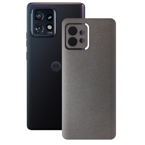 Folie skin SILKASE pentru Motorola Edge 40 Pro, gri brushed, protectie spate telefon (SILKASE, Motorola) by www.silkase.ro Folie skin SILKASE pentru Motorola Edge 40 Pro, gri brushed, protectie spate telefon (Edge 40 Pro, S1157) by www.silkase.ro