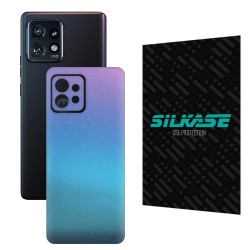 Folie skin SILKASE pentru Motorola Edge 40 Pro, magenta cameleon, protectie spate telefon