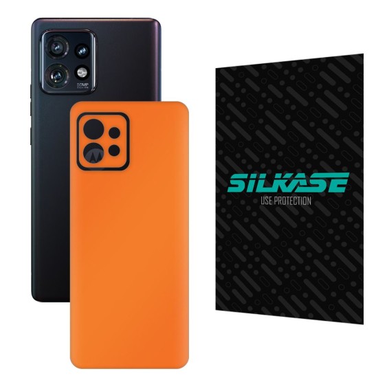 Folie skin SILKASE pentru Motorola Edge 40 Pro, portocaliu mat, protectie spate telefon (SILKASE, Motorola) by www.silkase.ro Folie skin SILKASE pentru Motorola Edge 40 Pro, portocaliu mat, protectie spate telefon (Edge 40 Pro, S1166) by www.silkase.ro