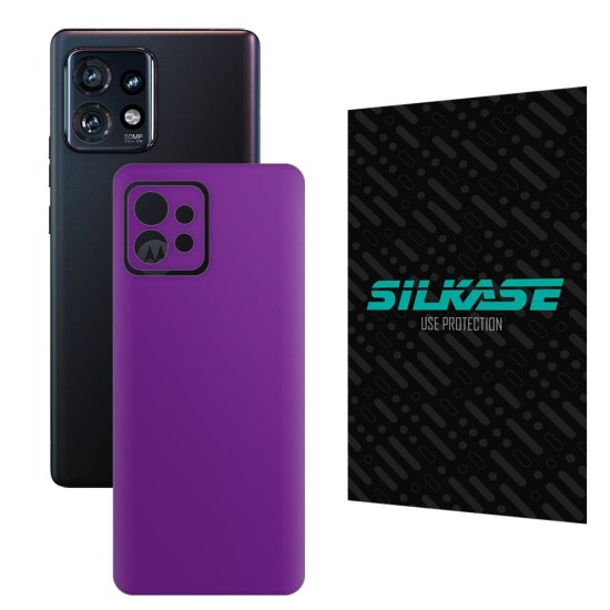 Folie skin SILKASE pentru Motorola Edge 40 Pro, violet mat, protectie spate telefon (SILKASE, Motorola) by www.silkase.ro Folie skin SILKASE pentru Motorola Edge 40 Pro, violet mat, protectie spate telefon (Edge 40, S1174) by www.silkase.ro