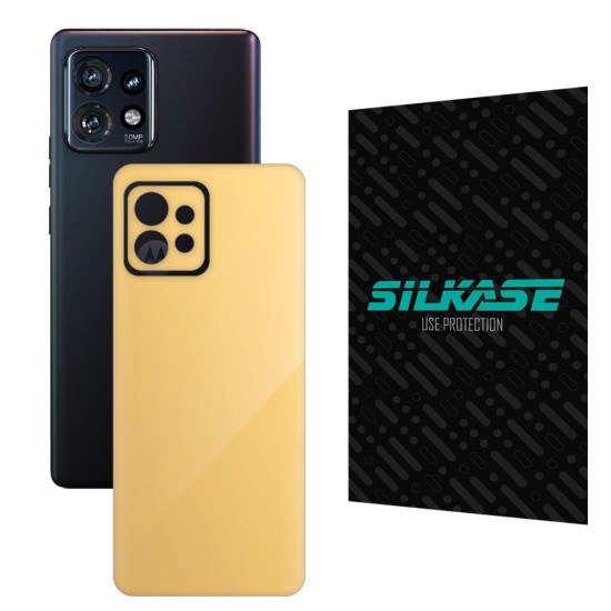 Folie skin SILKASE pentru Motorola Edge 40 Pro, bej, protectie spate telefon (Edge 40 Pro, S1153) by www.silkase.ro