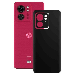 Folie skin SILKASE pentru Motorola Edge 40, negru mat, protectie spate telefon