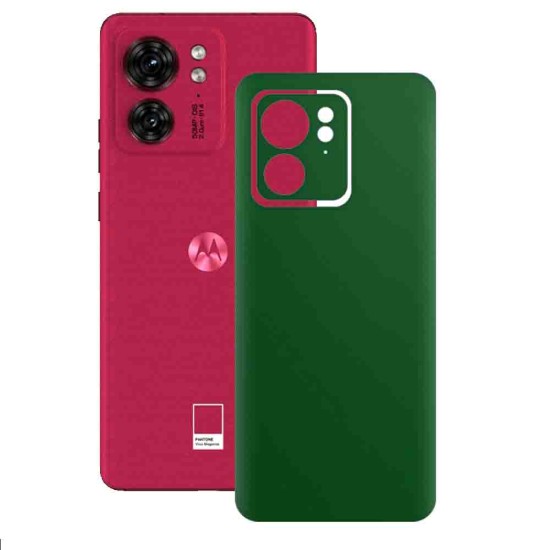 Folie skin SILKASE pentru Motorola Edge 40, verde inchis mat, protectie spate telefon (SILKASE, Motorola) by www.silkase.ro Folie skin SILKASE pentru Motorola Edge 40, verde inchis mat, protectie spate telefon (Edge 40, S1196) by www.silkase.ro