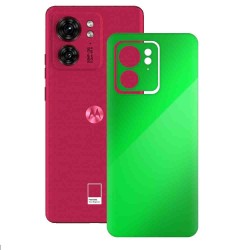 Folie skin SILKASE pentru Motorola Edge 40, galben, protectie spate telefon