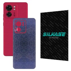 Folie skin SILKASE pentru Motorola Edge 40, albastru hexa, protectie spate telefon Folie skin SILKASE pentru Motorola Edge 40, albastru hexa, protectie spate telefon