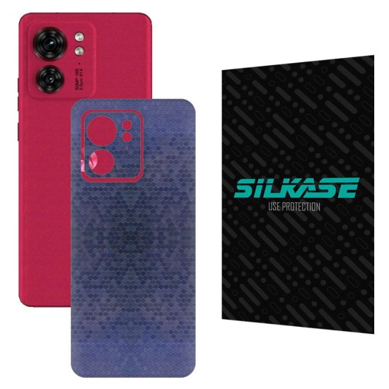 Folie skin SILKASE pentru Motorola Edge 40, albastru hexa, protectie spate telefon (SILKASE, Motorola) by www.silkase.ro Folie skin SILKASE pentru Motorola Edge 40, albastru hexa, protectie spate telefon (Edge 40, S1175) by www.silkase.ro