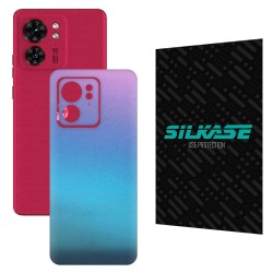 Folie skin SILKASE pentru Motorola Edge 40, magenta cameleon, protectie spate telefon Folie skin SILKASE pentru Motorola Edge 40, magenta cameleon, protectie spate telefon